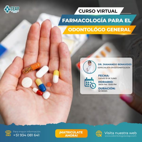 Curso Farmacología para el odontólogo general
