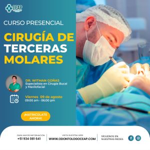 Curso Presencial Cirugías de Terceras Molares - Agosto