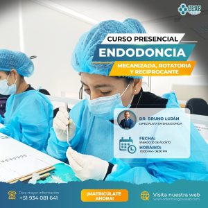 Curso Endodoncia mecanizada, rotatoria y reciprocante