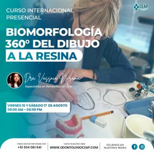 Curso Biomorfología 360° del dibujo a la resina