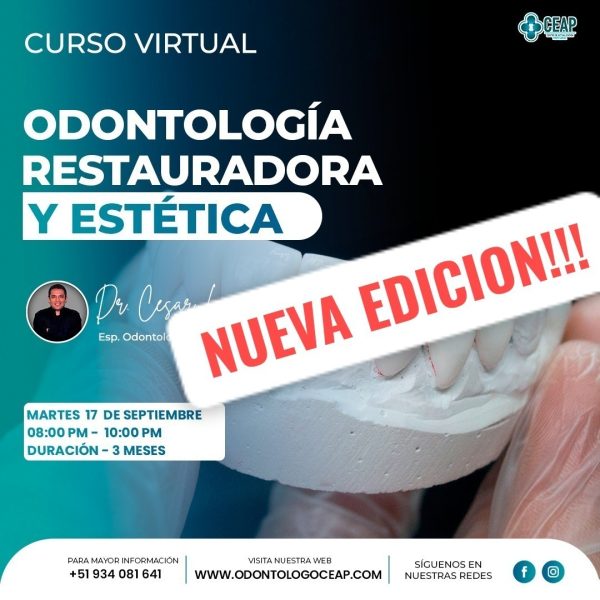 Curso Odontología Estética y Restauradora Setiembre Full