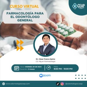Farmacología para el odontólogo general Noviembre