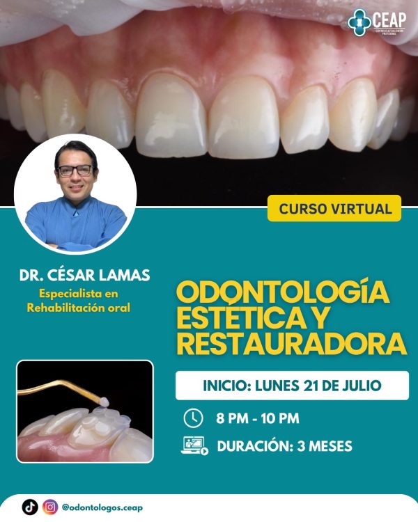 Curso Odontología Estética y restauradora 07.25
